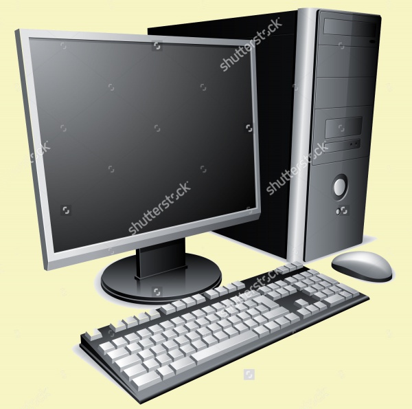 Computer Hardware Vector Set