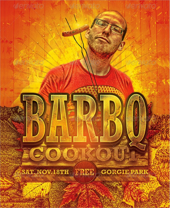 Cookout Event Flyer Template