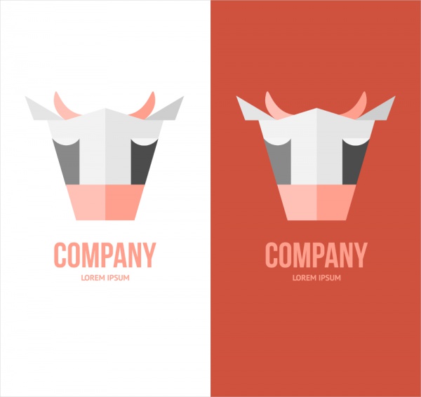 Cow Animal Logo Design