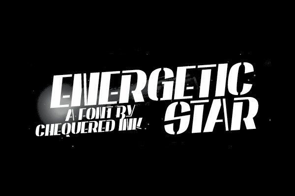 Creative Energetic Star Font