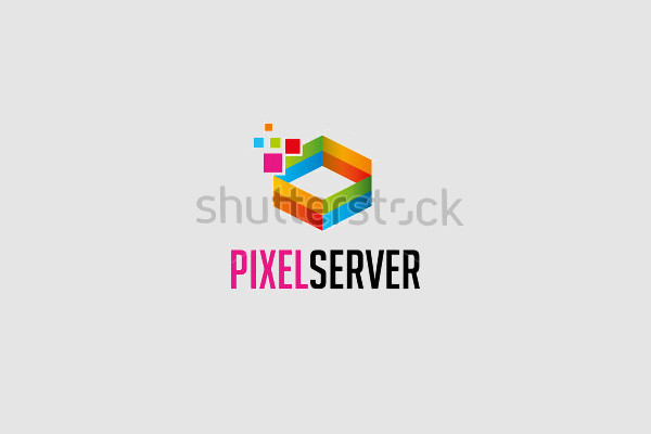 Editable Pixel Software Logo