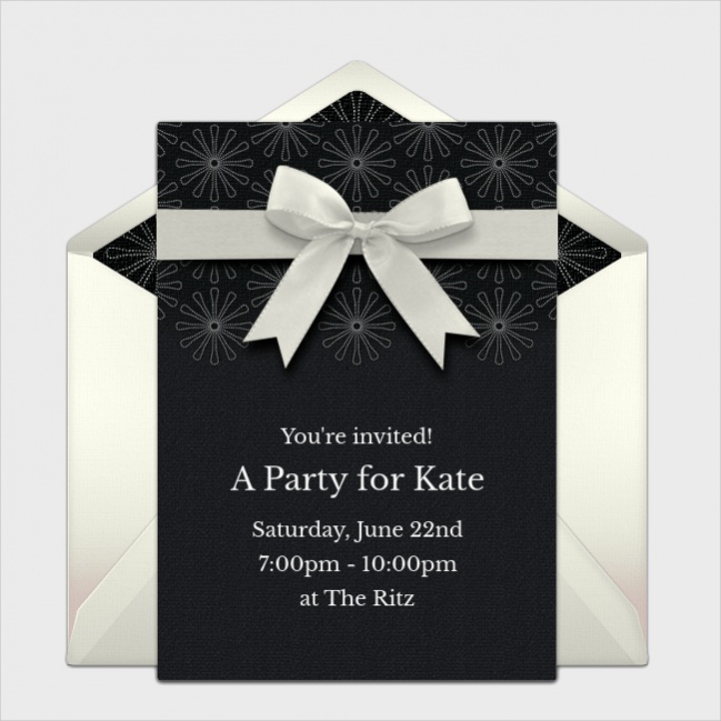 Email Invitation Card
