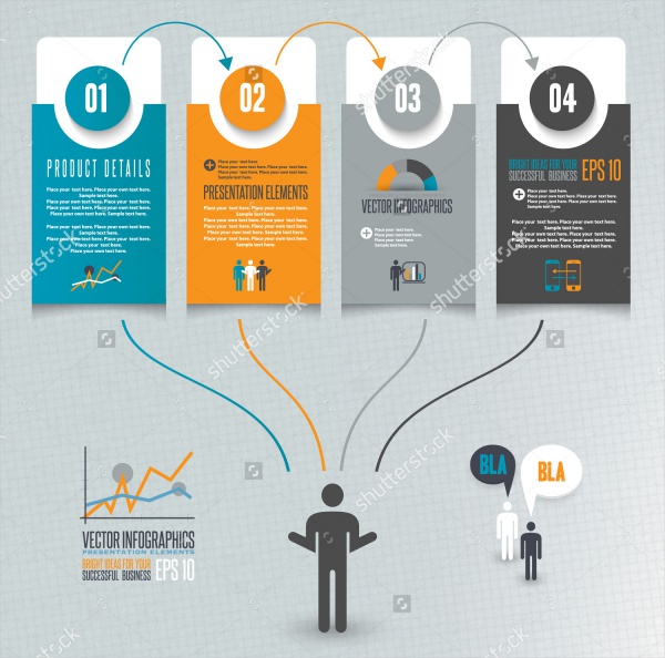 Financial Elements Infographics Vector