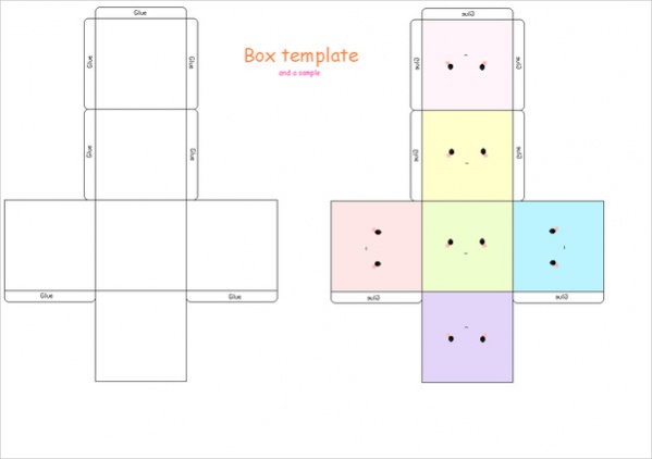 3d software box psd template