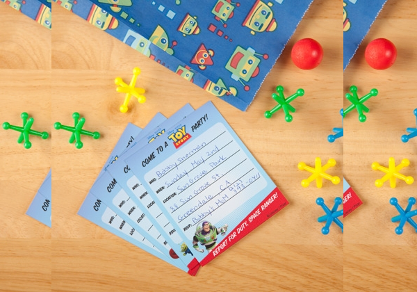 Free Affordable Toy Party Invitation Design