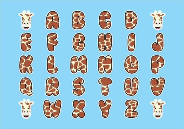 free-animal-alphabet-letters