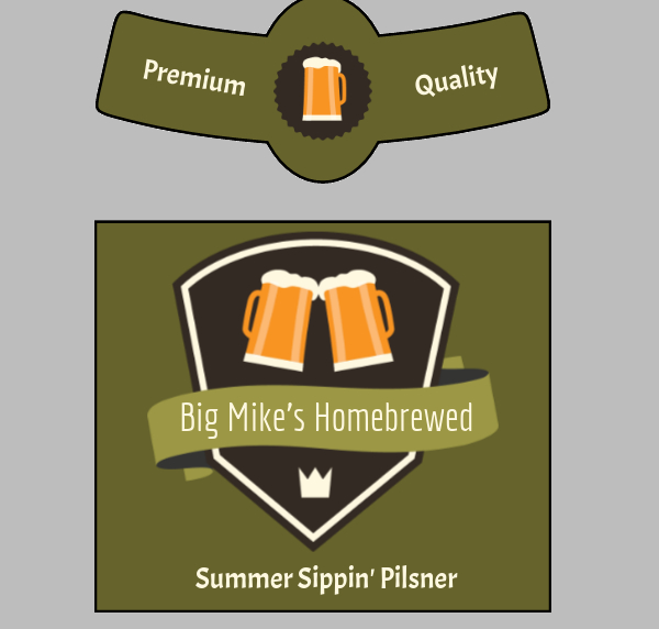 Free Beer Label Template