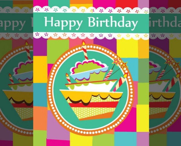 Free Birthday Cake Card Template