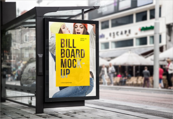 free-bus-stop-billboard-template