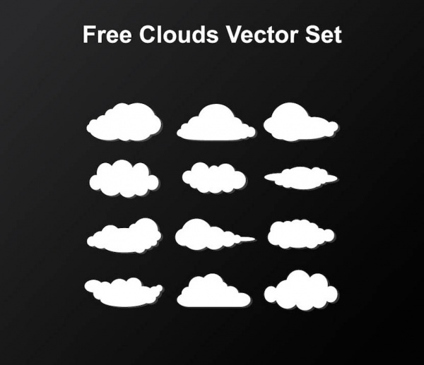 Free Cloud Vectors