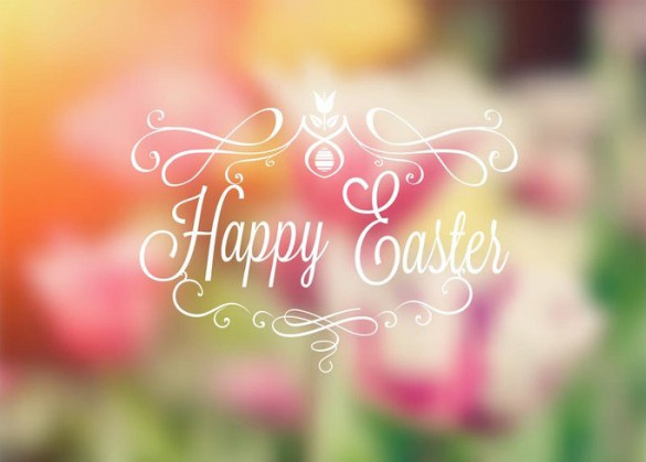Free Easter Typography Design