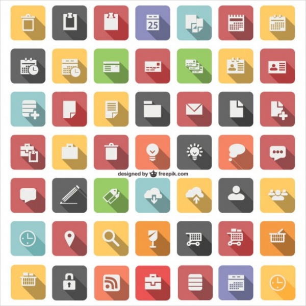 free-flat-icon-set