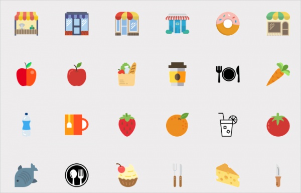 free-food-icon-set