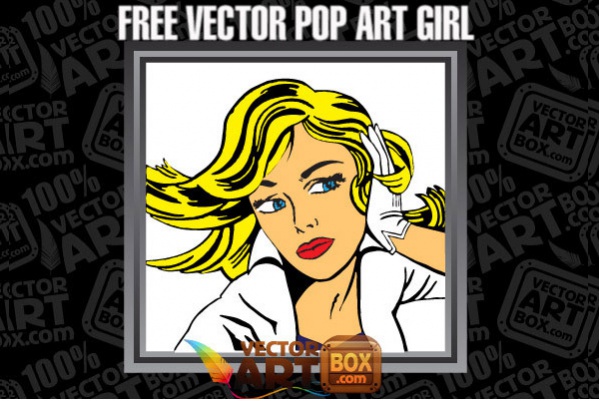 Free Pop Girl Vector Art