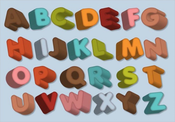 FREE 18+ Alphabet Letters in PSD