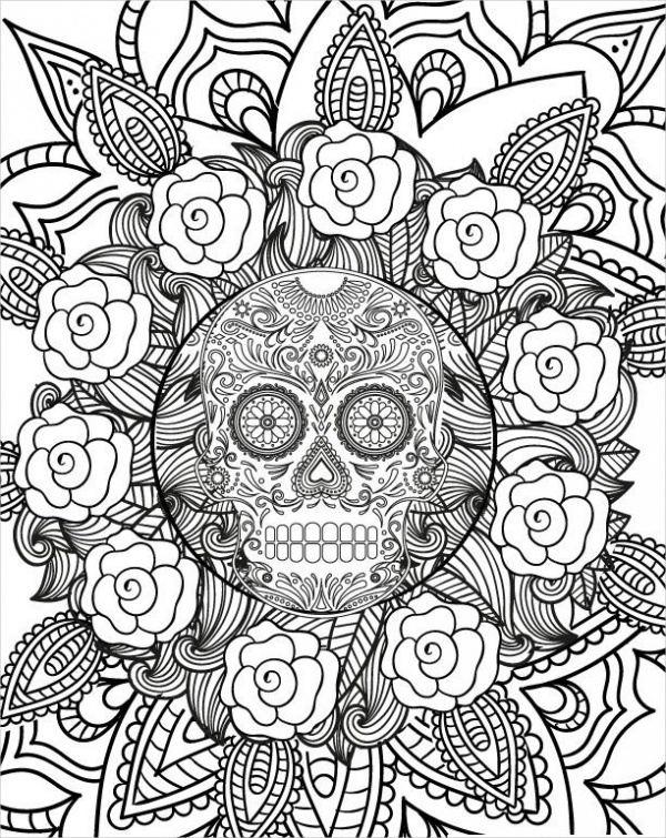 Free Printable Coloring Page for Adults