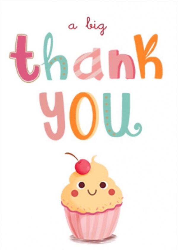 thank you card template for business psd free download