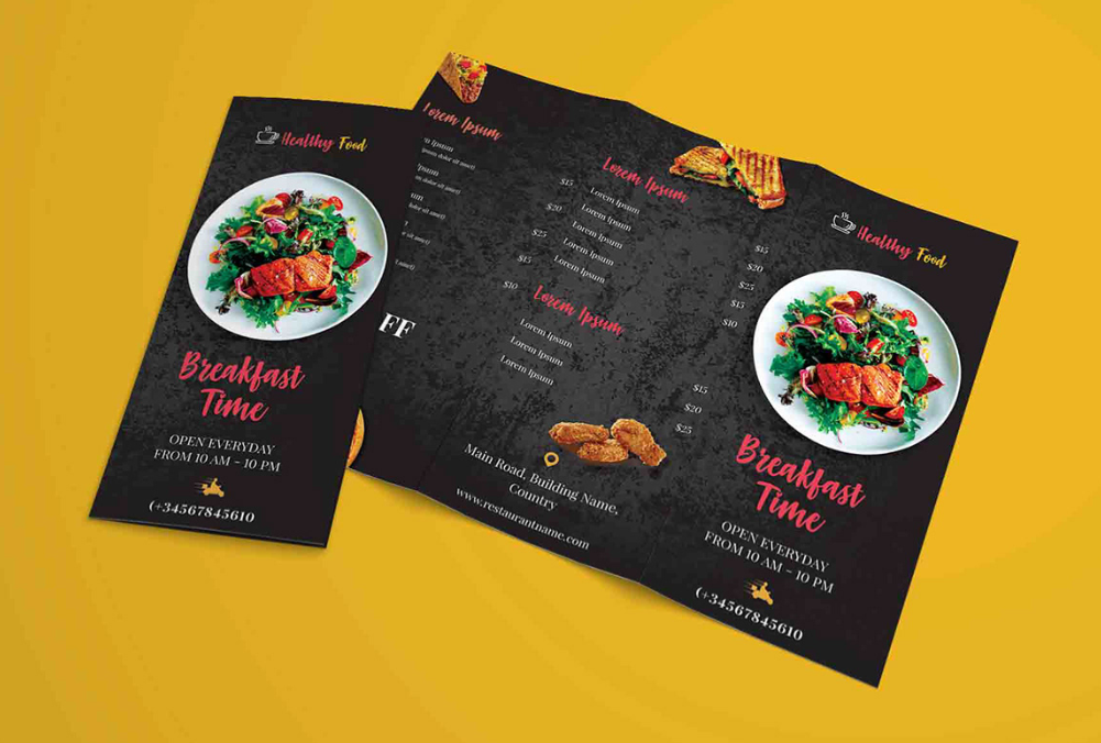 Free Restaurant Brochure Template