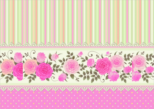 Free Rose Pattern Background