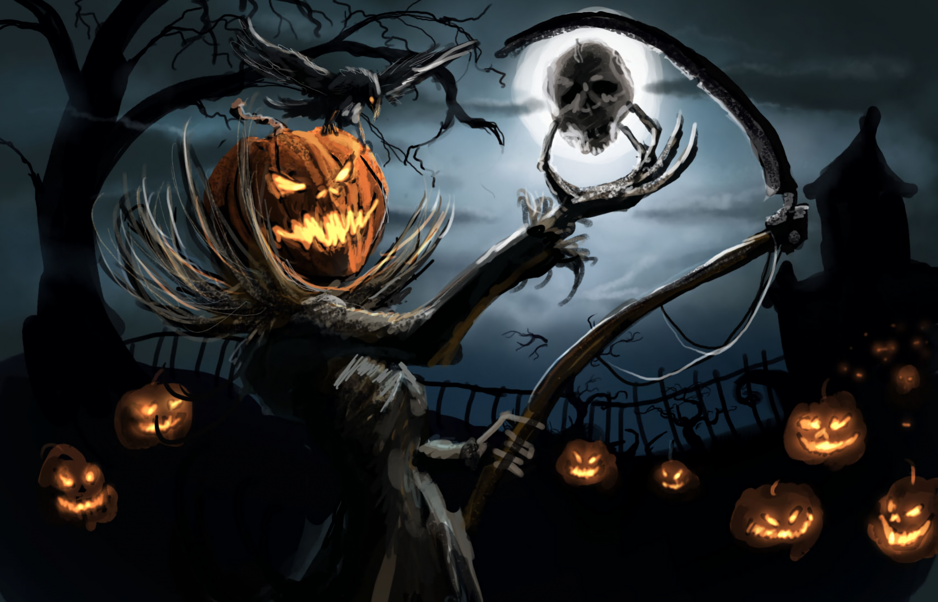 Free Scary Halloween Wallpaper