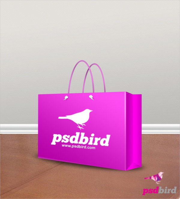 Free Shopping Bag Mockup