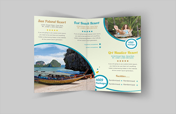 Free Tourism Brochure Design