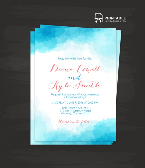 free-wedding-watercolor-invitation-template