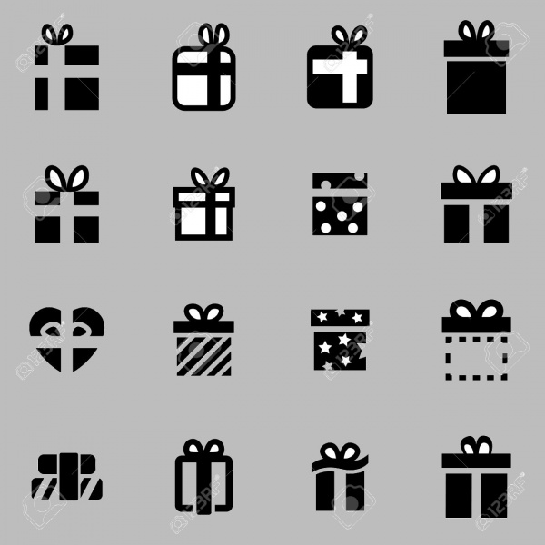 Gift Icons of Anniversary