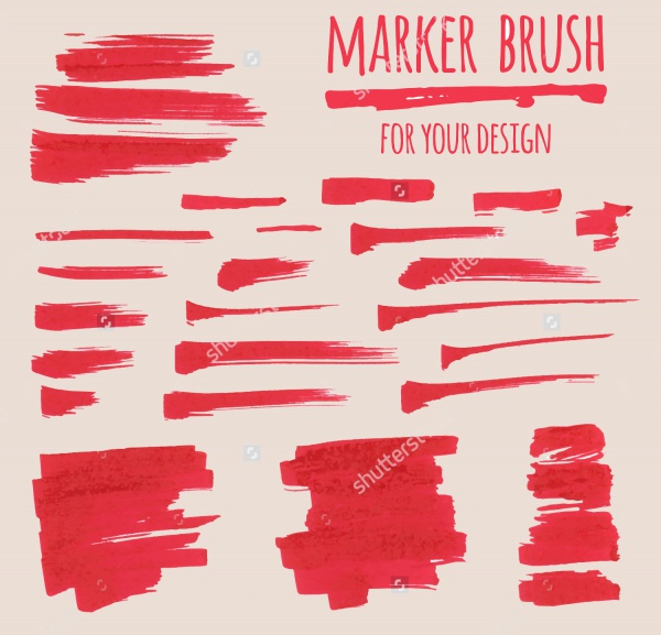 High Resolution Marker Brushes