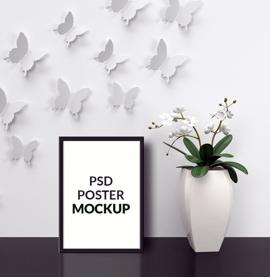 highly editable poster mockup