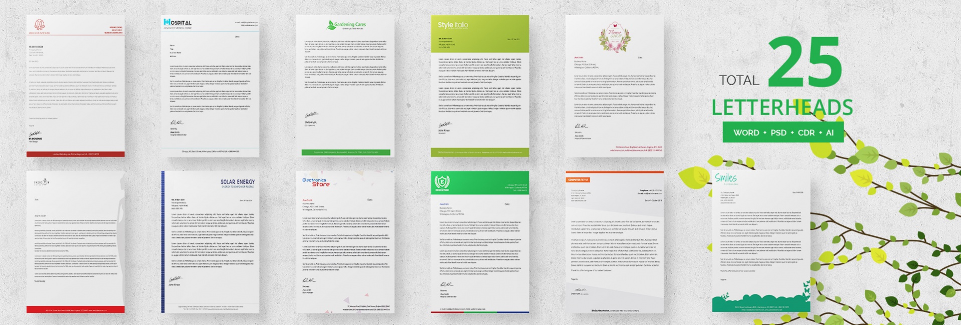 Free 25 Letterhead Templates Education Architecture Hospital In Psd