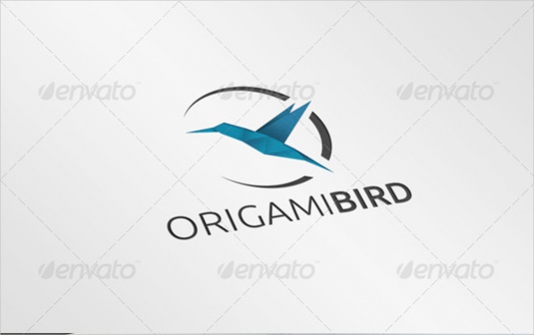 Origami Bird Logo Design