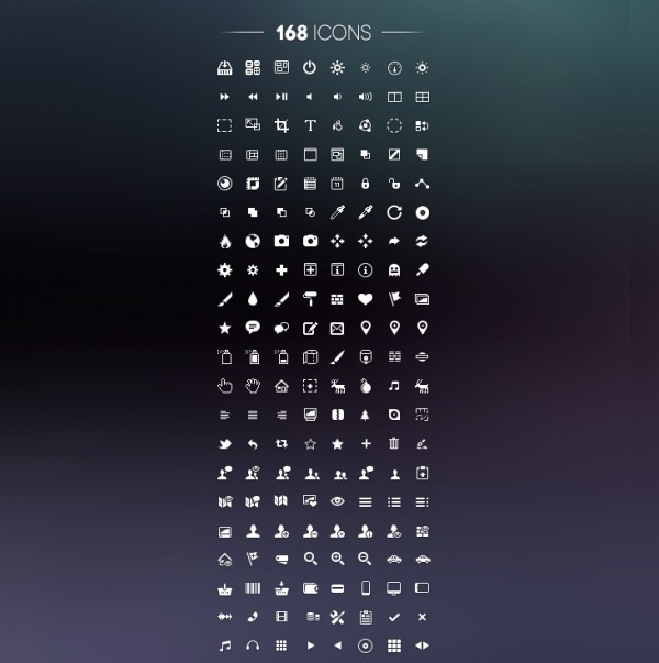 PSD Pixel Icons Design