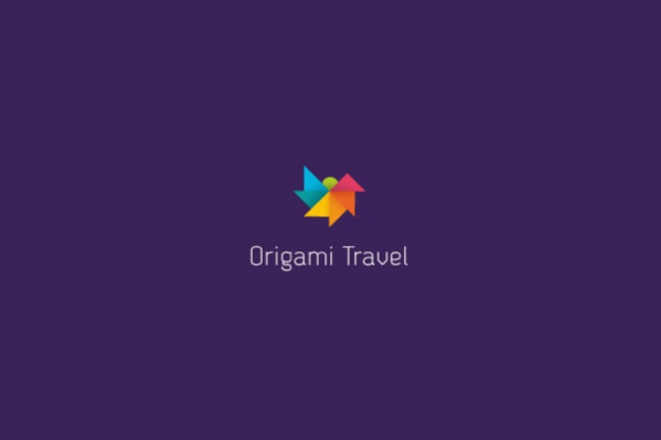Polygonal Origami Logo design