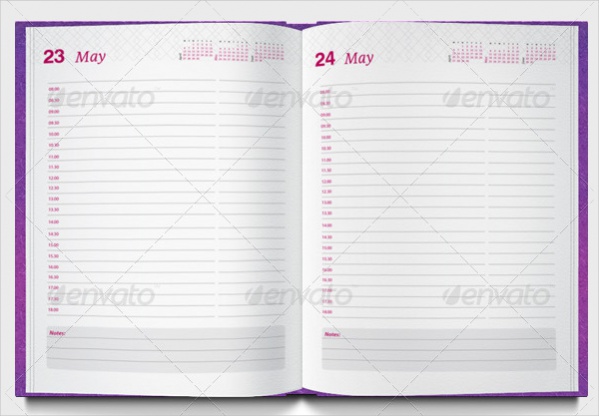 Printable Daily Calendar Design