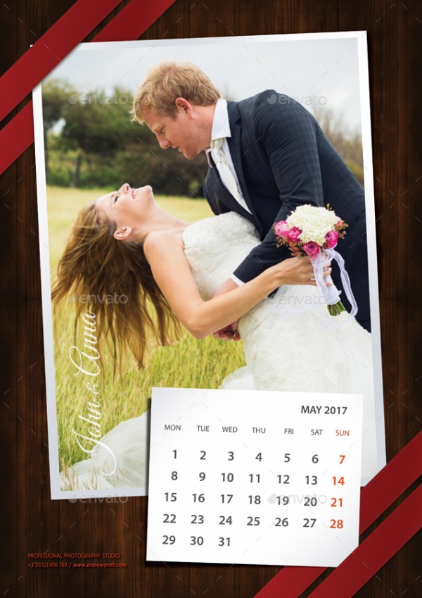 FREE 19 Wedding Calendar In PSD Vector EPS
