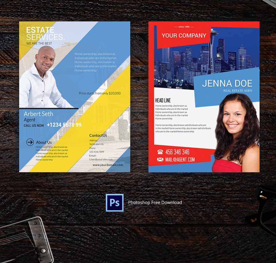 real estate marketing flyer template