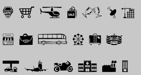 Simple & Clean City Icons