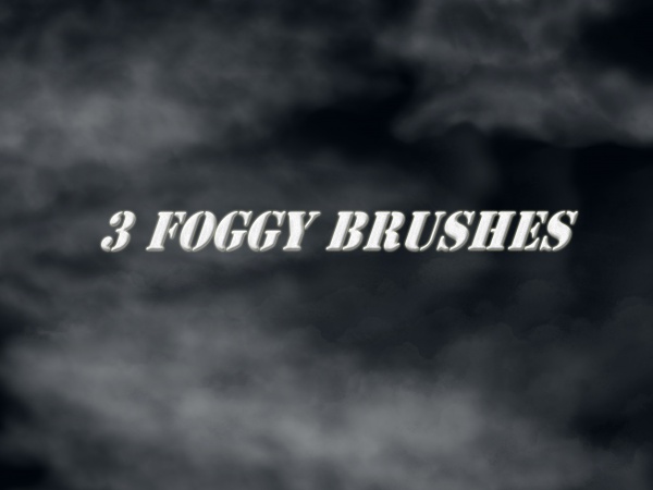 Three Foggy Brushes For Desktop