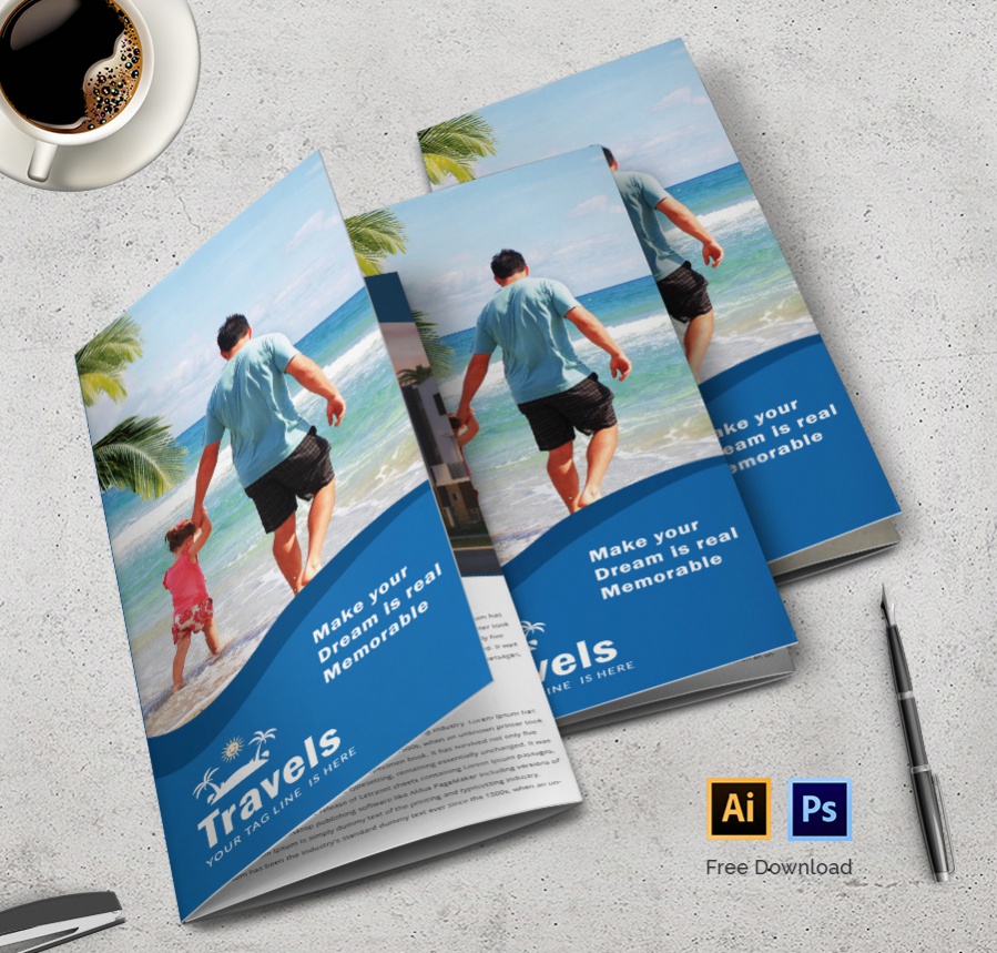 Travel Trifolding Brochure