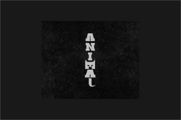 Typograhy Animal Space Logo
