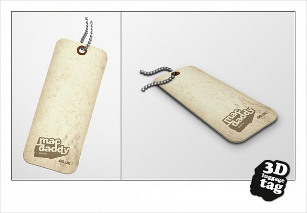 3D Luggage Tag