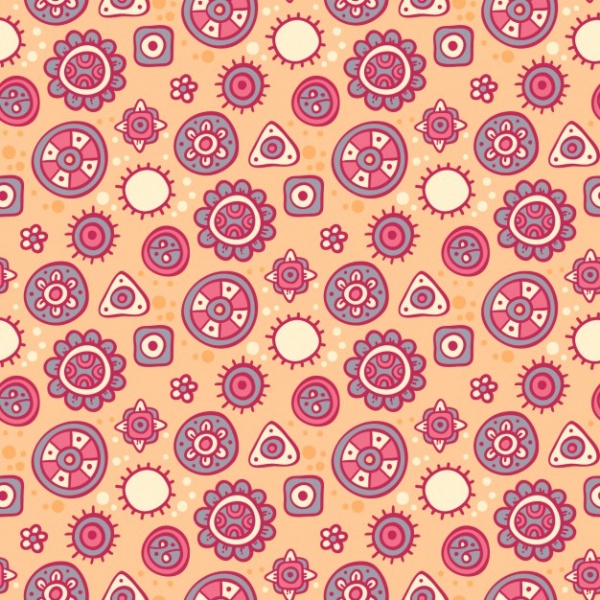 Abstract Flowers Pattern
