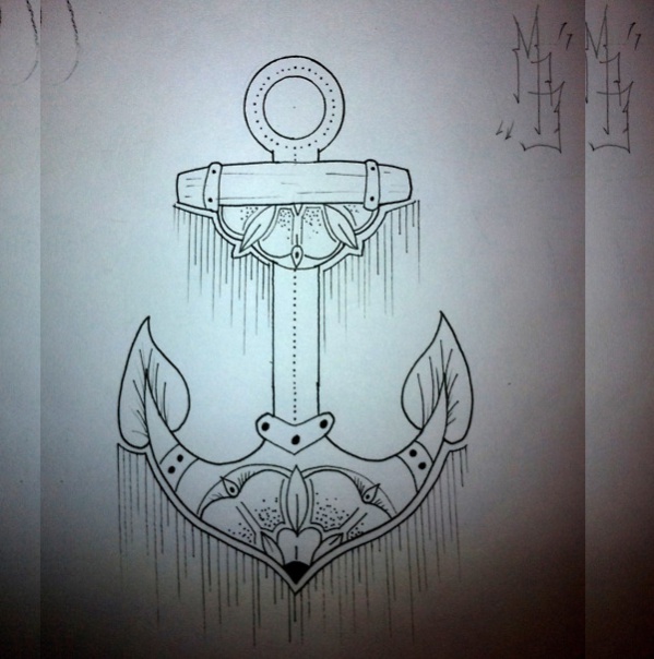 Anchor Tattoo Design