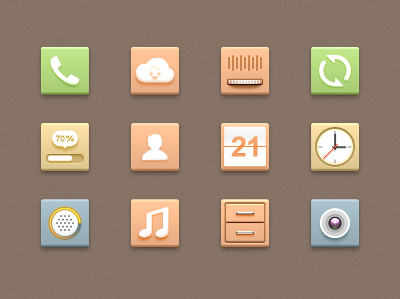 Android Music Icons