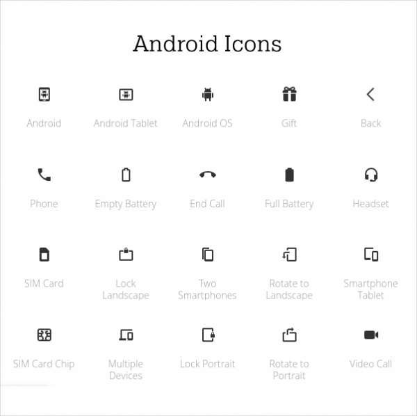 Android Web App Icons