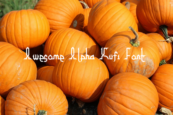 Awesome Alpha Kufi Font