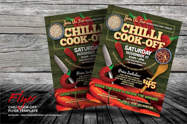 Chili Cook-Off Flyer Template