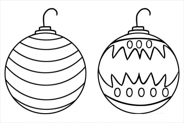 Christmas Ornament Drawing