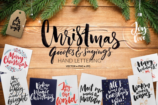 Christmas Overlay Quotes Card